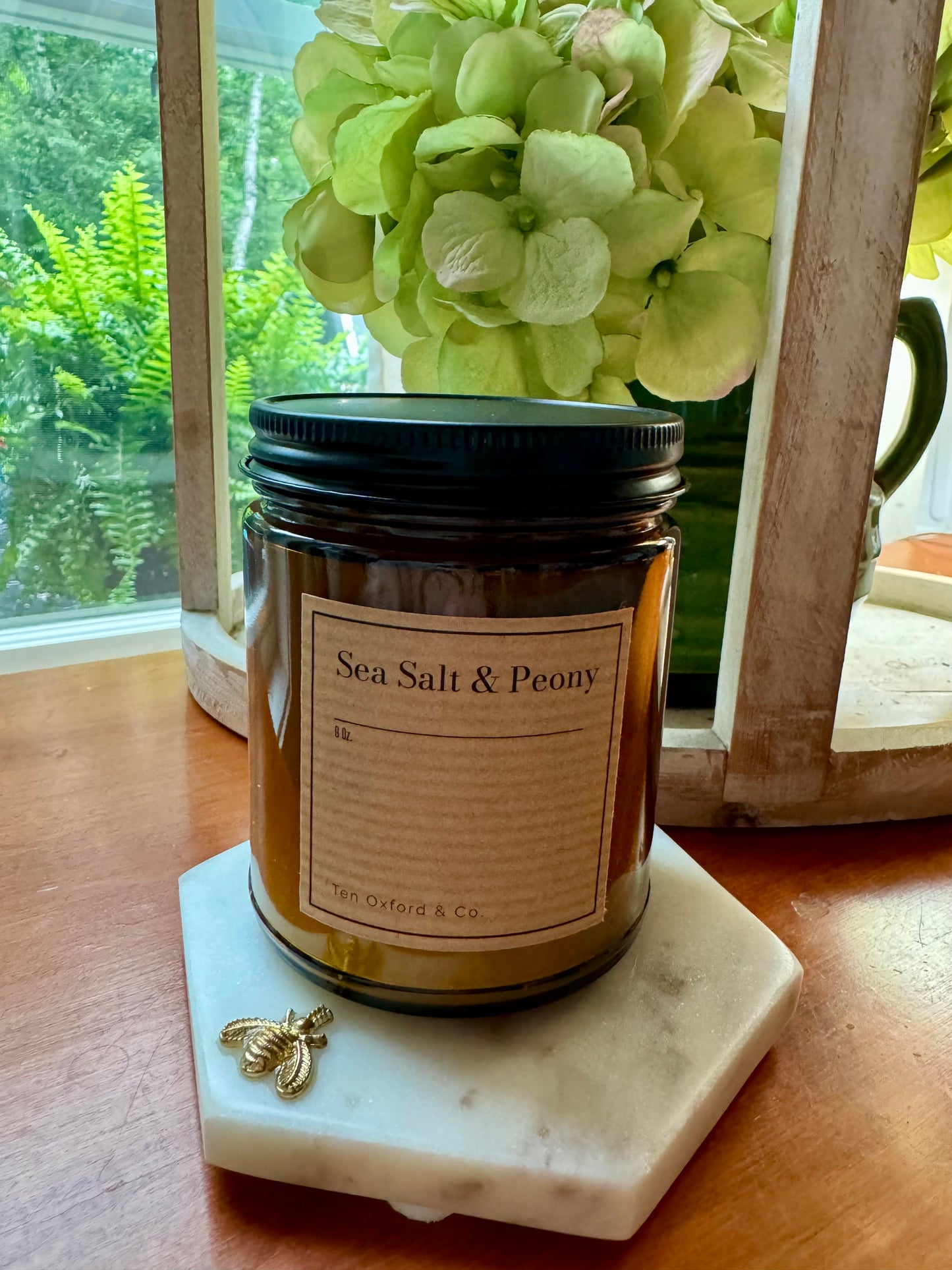 Original Ten Oxford Sea Salt & Peony Soy Jar Candle
