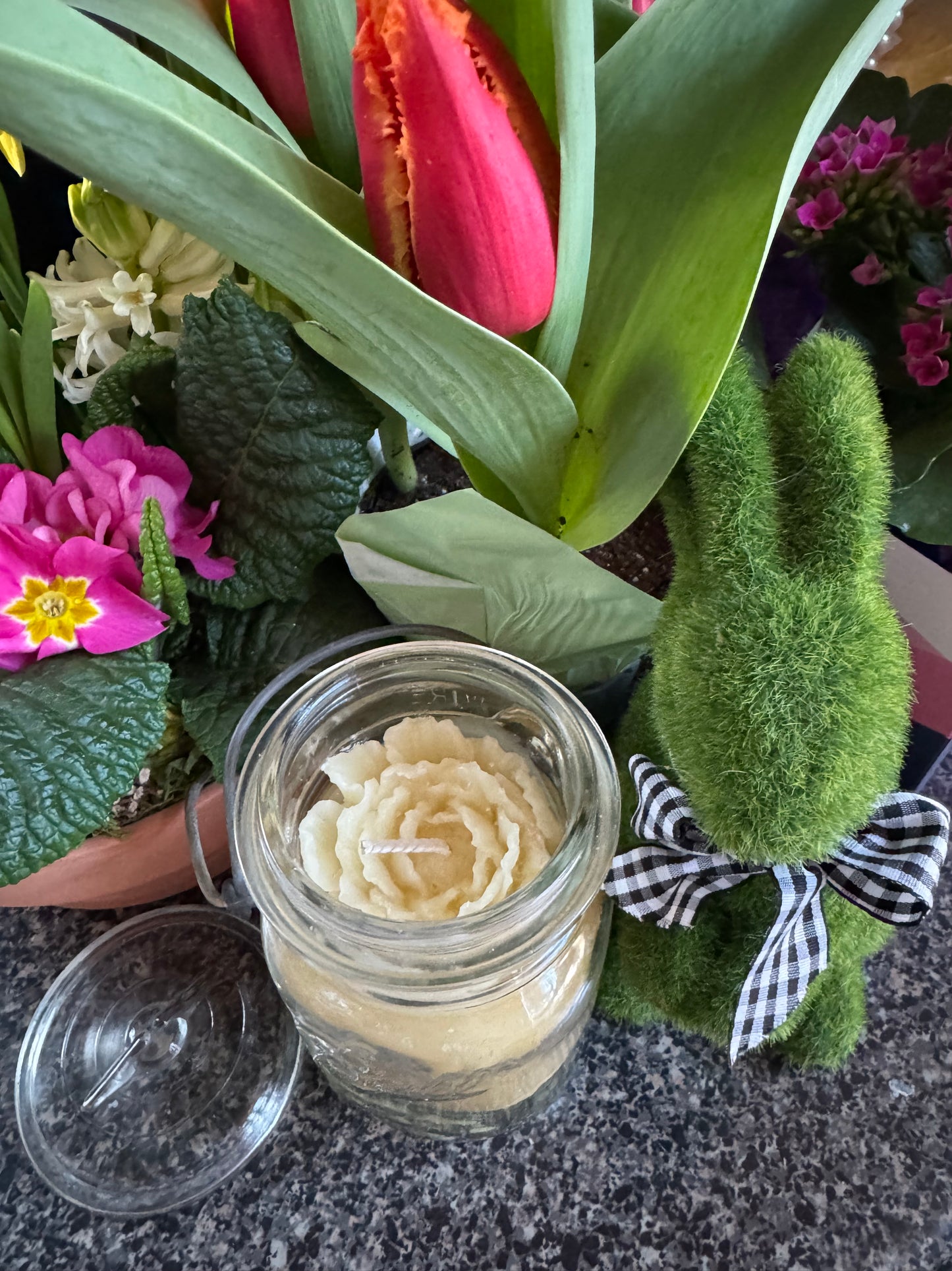 Antique Ball Jar Garden Candle in Vanilla