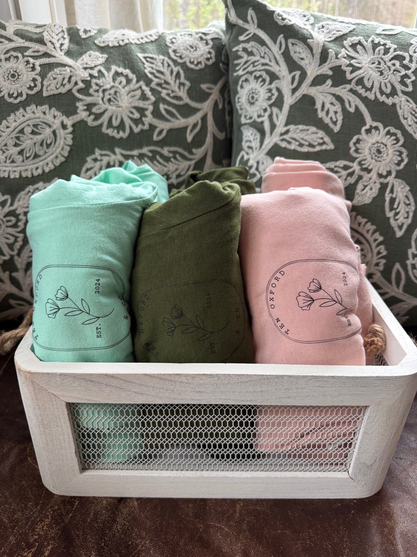 Original Ten Oxford & Co. Tee in Dark Sage