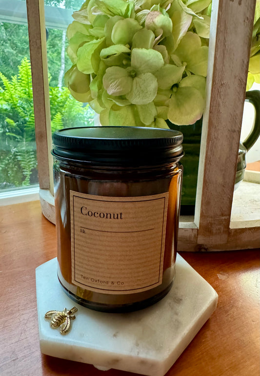 Ten Oxford & Co. Original Coconut Jar Soy Candle