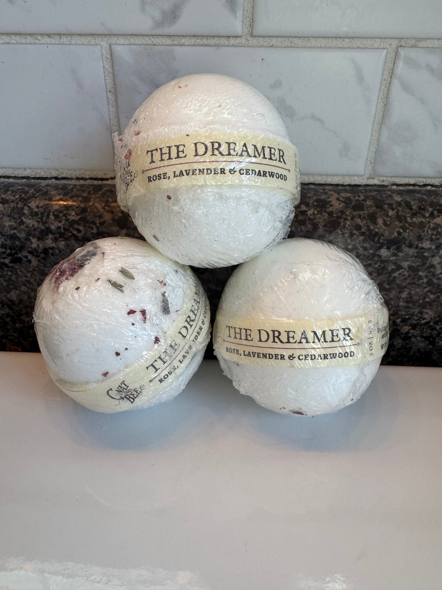 Gnat & Bee's Natural Bath Bomb in The Dreamer