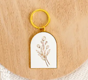 Arch & Tulip Keyring