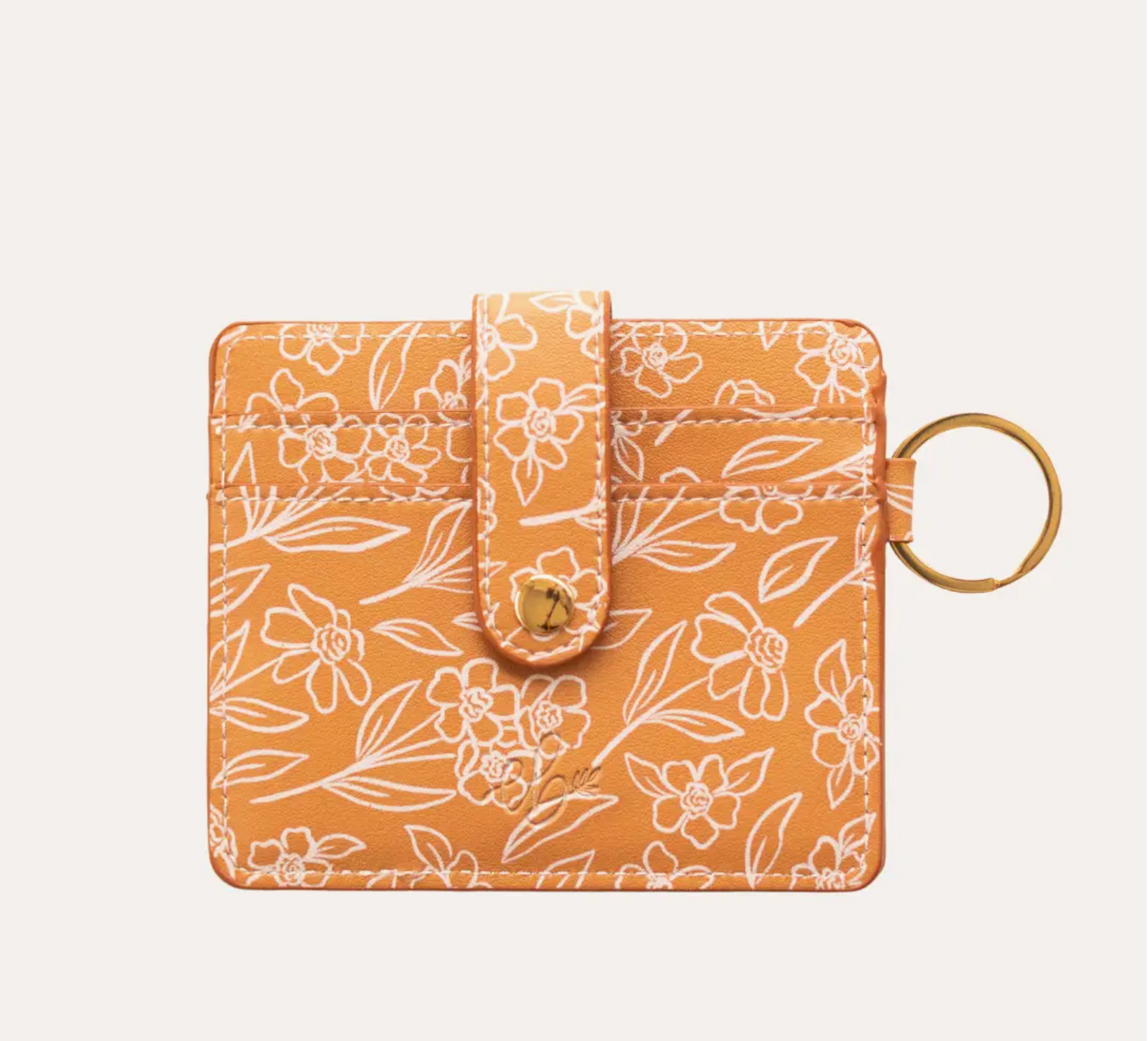 Terracotta Floral Wallet