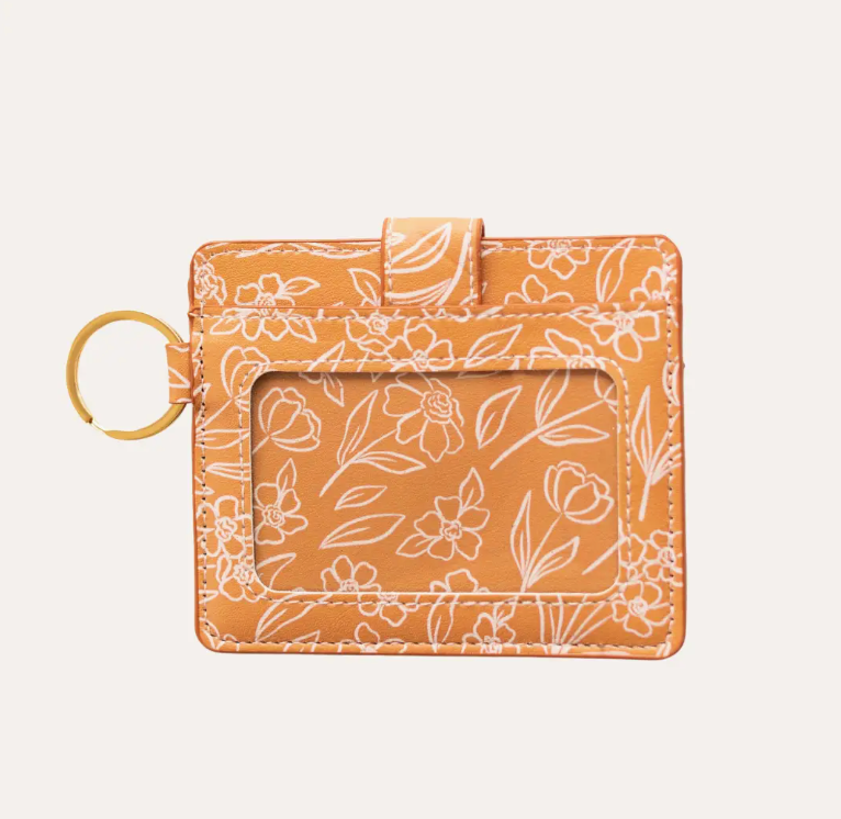 Terracotta Floral Wallet